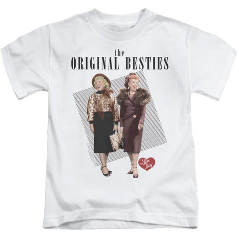 I Love Lucy/original Bestie-s/s Juvenile 18/1-white