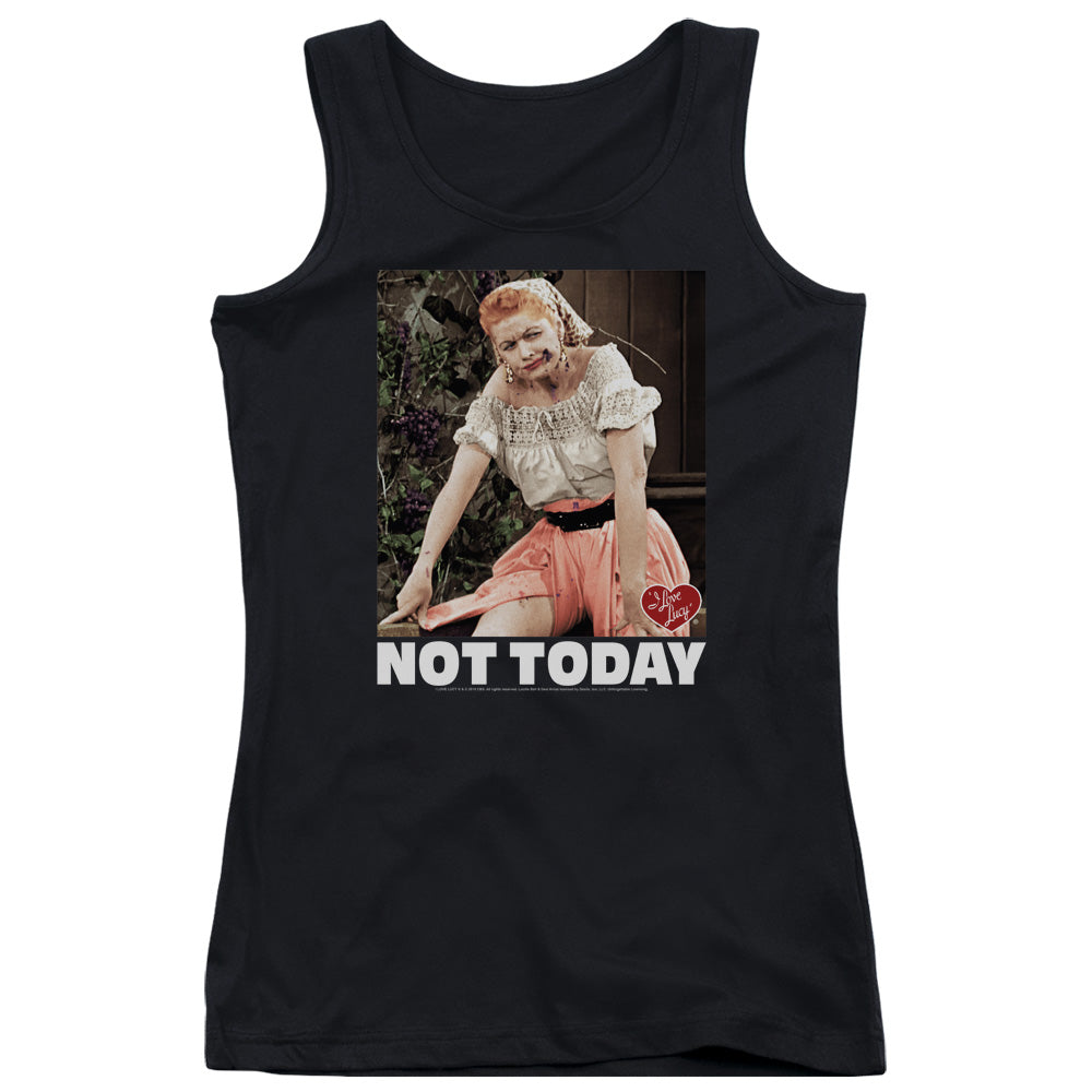 I Love Lucy/not Today-juniors Tank Top  -black