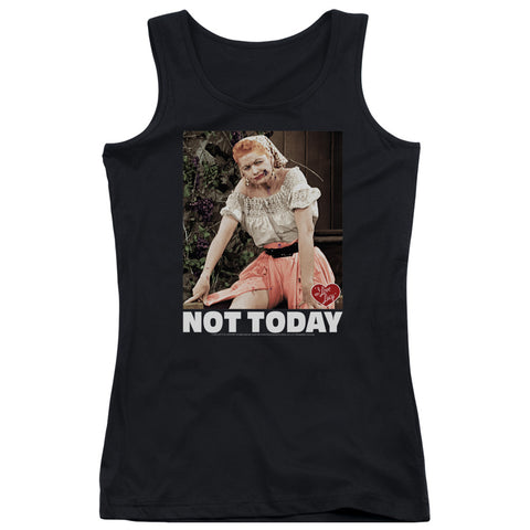I Love Lucy/not Today-juniors Tank Top  -black