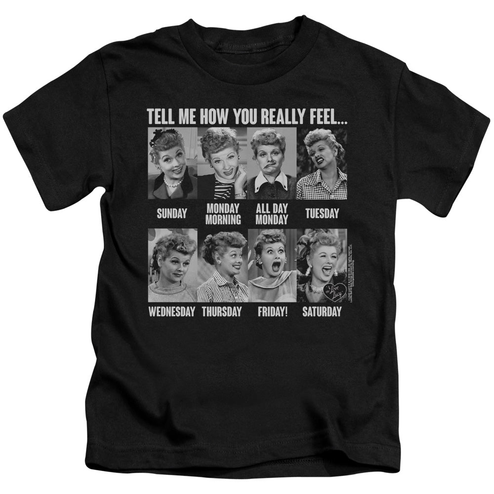 I Love Lucy/8 Days A Week-s/s Juvenile 18/1-black