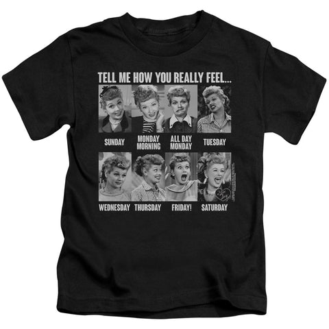 I Love Lucy/8 Days A Week-s/s Juvenile 18/1-black