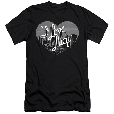 I Love Lucy/nostalgic City-hbo S/s Adult 30/1-black
