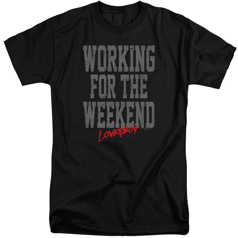 Loverboy/working-s/s Adult Tall 18/1-black