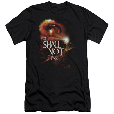 Lor/you Shall Not Pass - S/s Adult 30/1 - Black