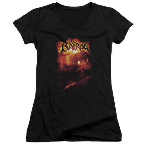 Juniors Sheer Cap Sleeve V-Neck