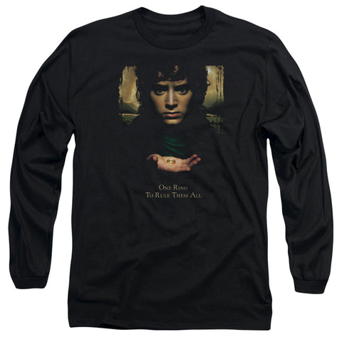 Lor/frodo One Ring - L/s Adult 18/1 - Black