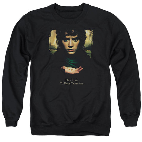 Lor/frodo One Ring - Adult Crewneck Sweatshirt - Black