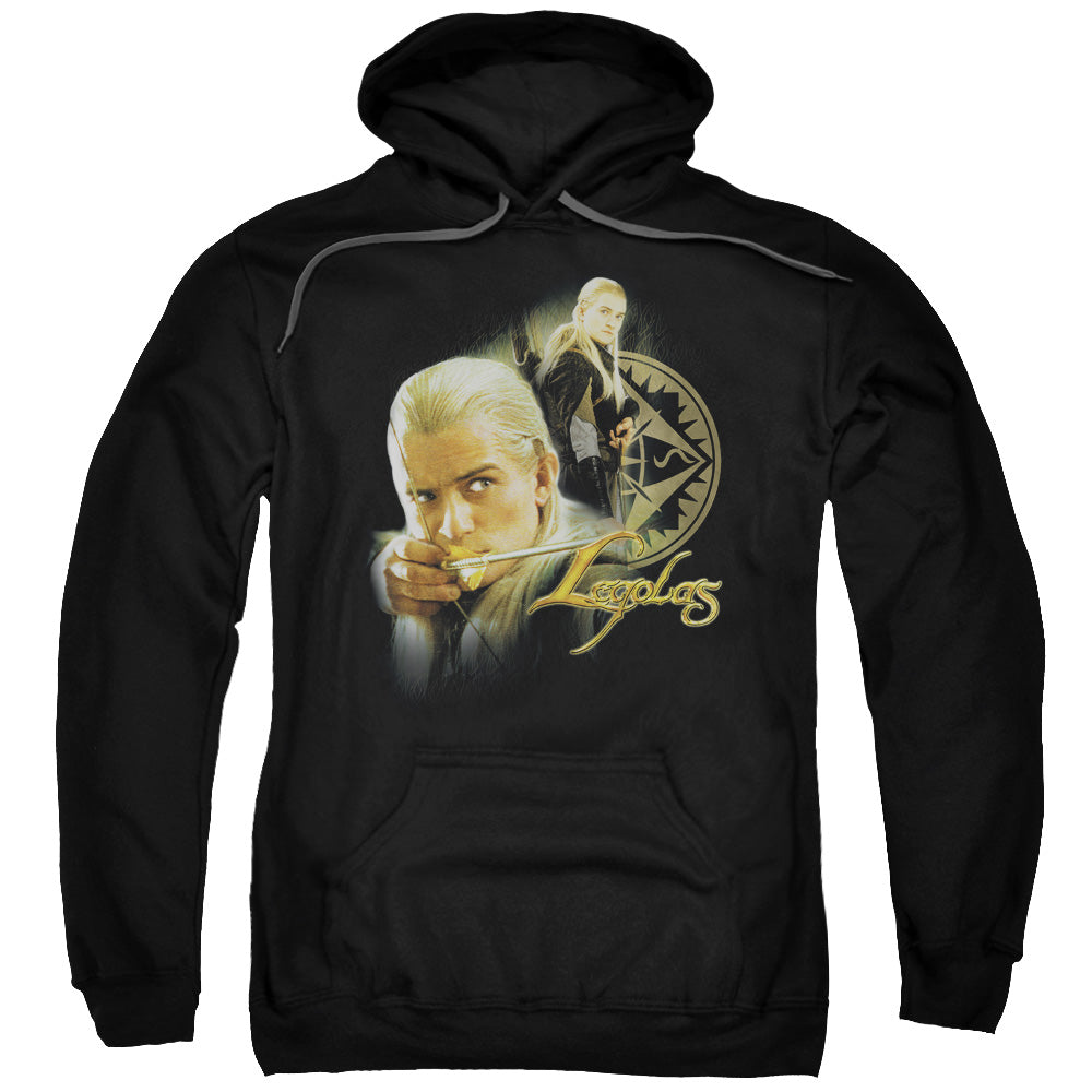 Lor/legolas-adult Pull-over Hoodie-black
