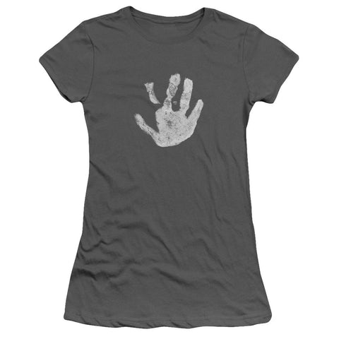 Juniors Sheer Cap Sleeve