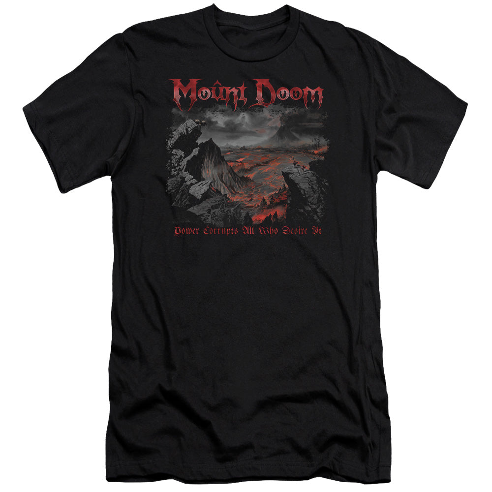 Lord Of The Rings/power Corrupts-hbo S/s Adult 30/1-black