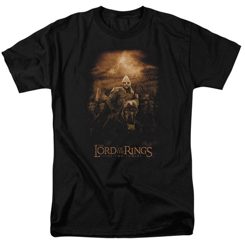 Lor/riders Of Rohan - S/s Adult 18/1 - Black