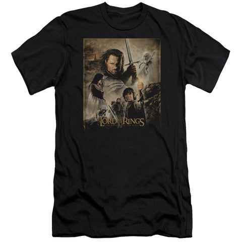 Lor/rotk Poster - S/s Adult 30/1 - Black