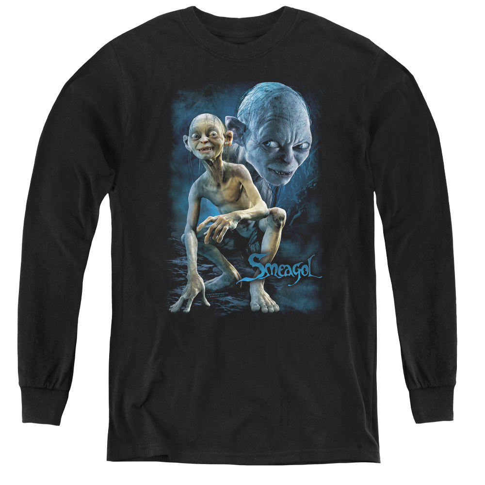 Lor/smeagol - Youth Long Sleeve Tee - Black