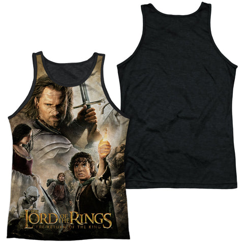 Lor/king Poster-adult Poly Tank Top Black Back-white