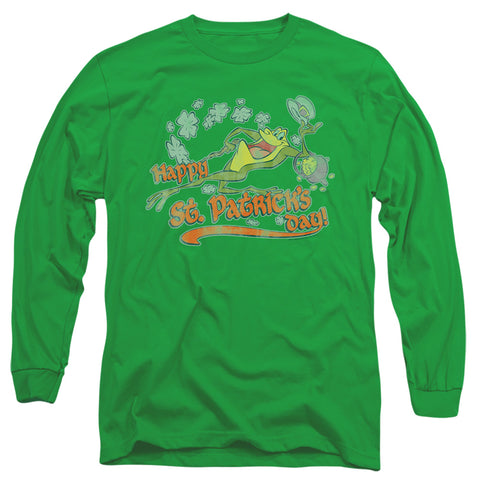 Looney Tunes/michigan J-l/s Adult 18/1-kelly Green