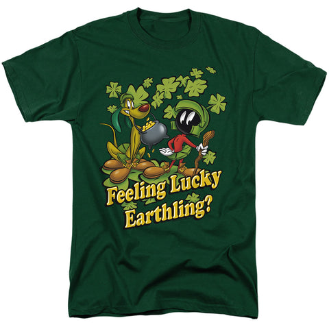 Looney Tunes/feeling Lucky-s/s Adult 18/1-hunter Green