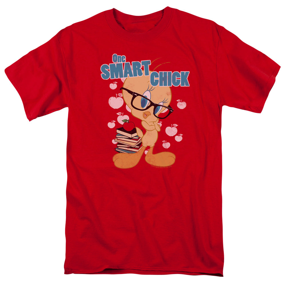Looney Tunes/one Smart Chick-s/s Adult 18/1-red