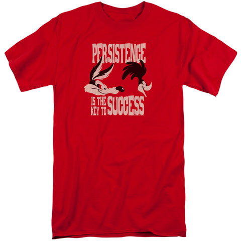 Looney Tunes/persistence-s/s Adult Tall 18/1-red