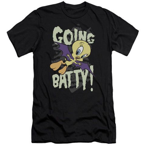 Looney Tunes/going Batty-hbo S/s Adult 30/1-black