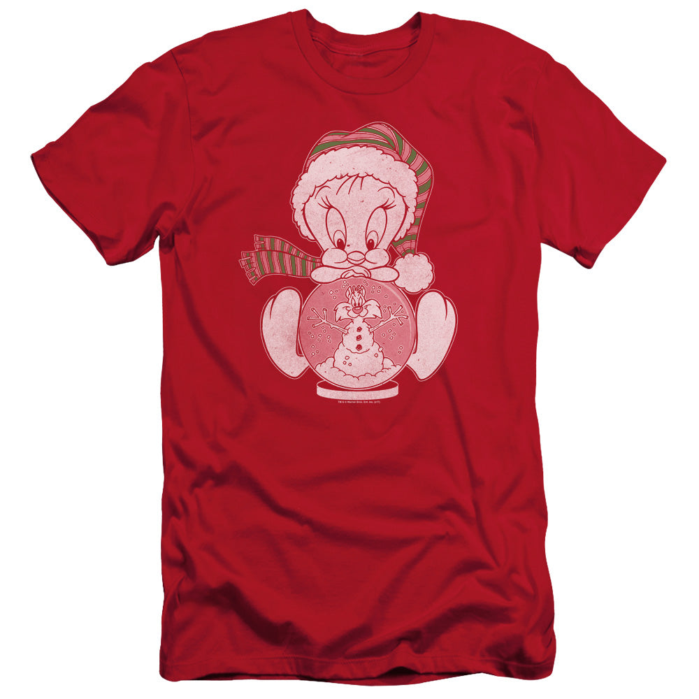Looney Tunes/tweey Globe-s/s Adult 30/1-red