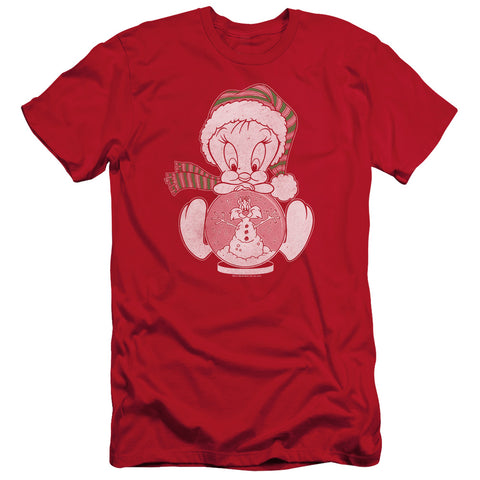 Looney Tunes/tweey Globe-s/s Adult 30/1-red