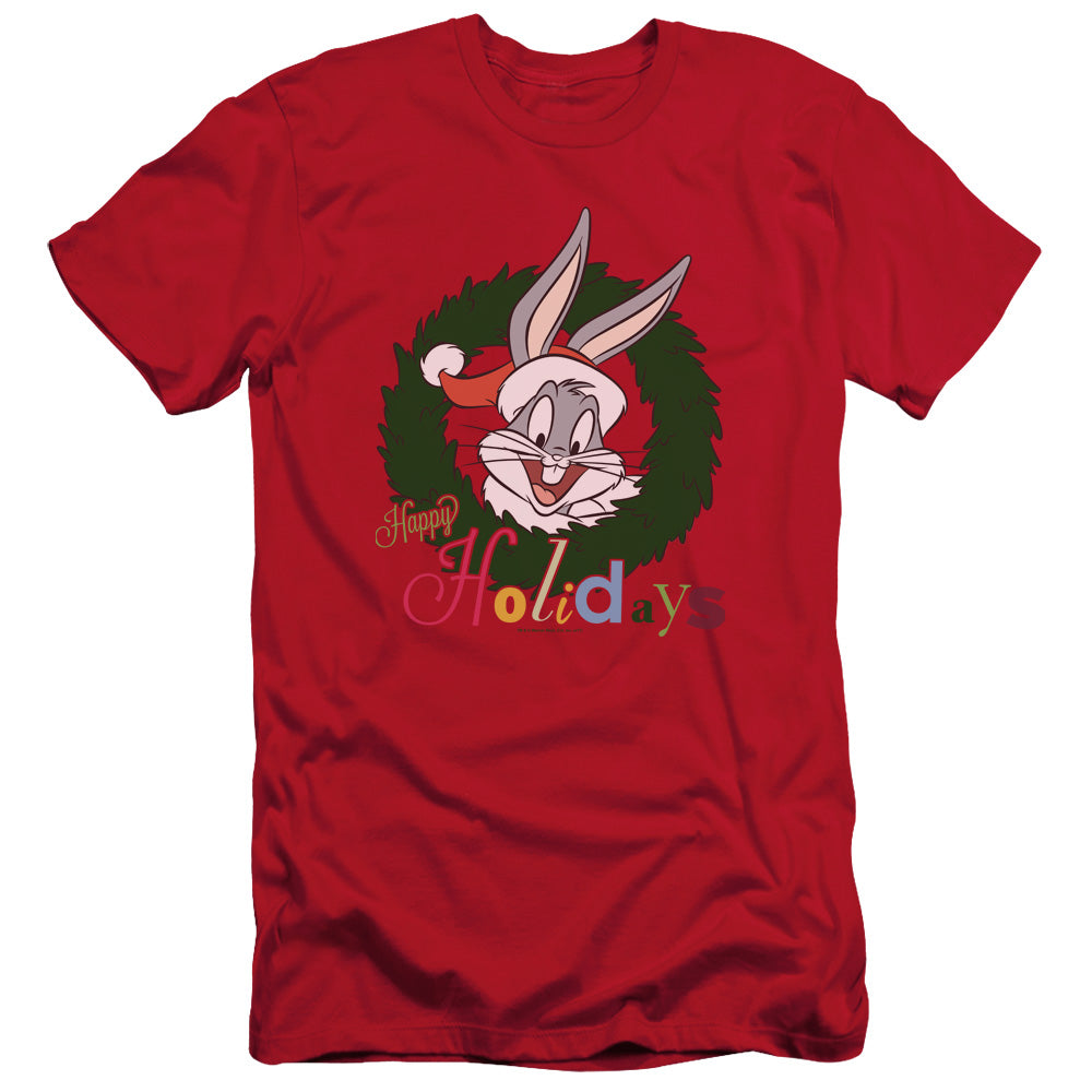 Looney Tunes/holiday Bunny-s/s Adult 30/1-red
