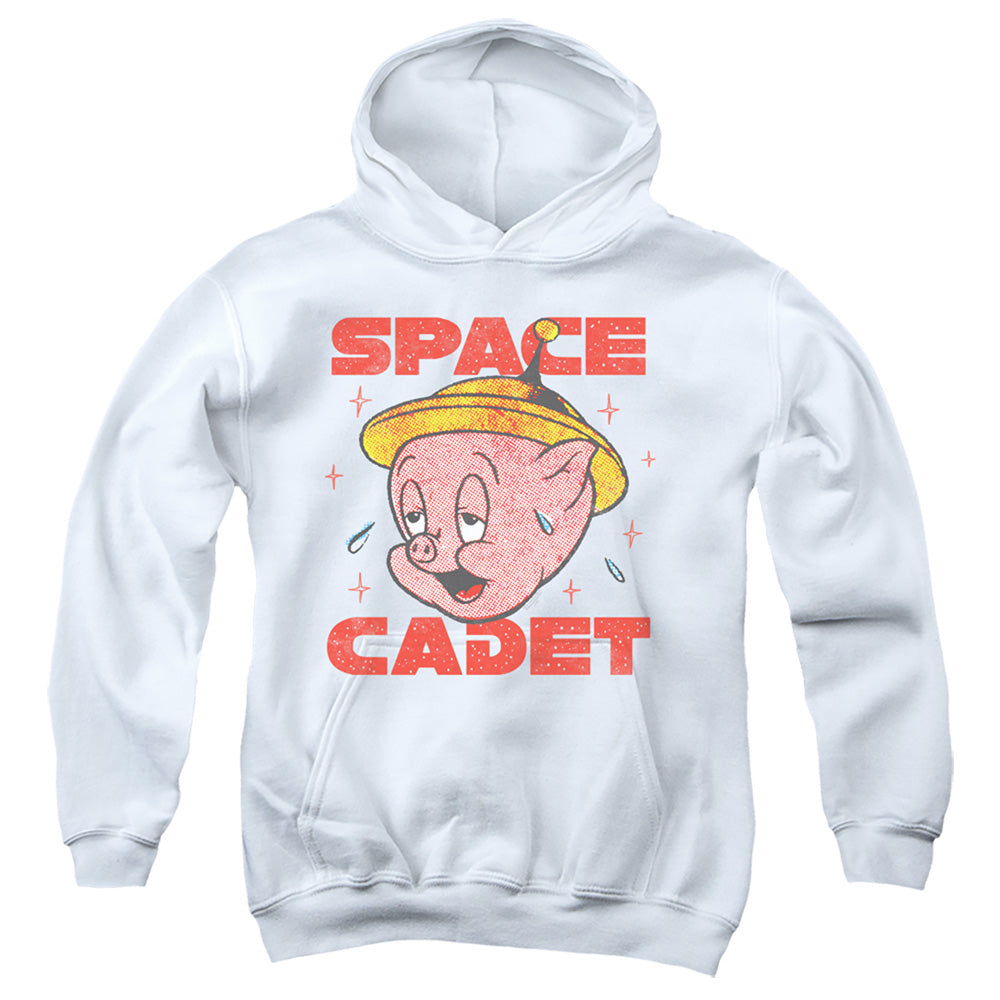 Looney Tunes/space Ghost-youth Pull-over Hoodie-white
