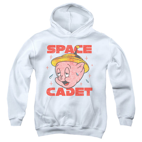 Looney Tunes/space Ghost-youth Pull-over Hoodie-white