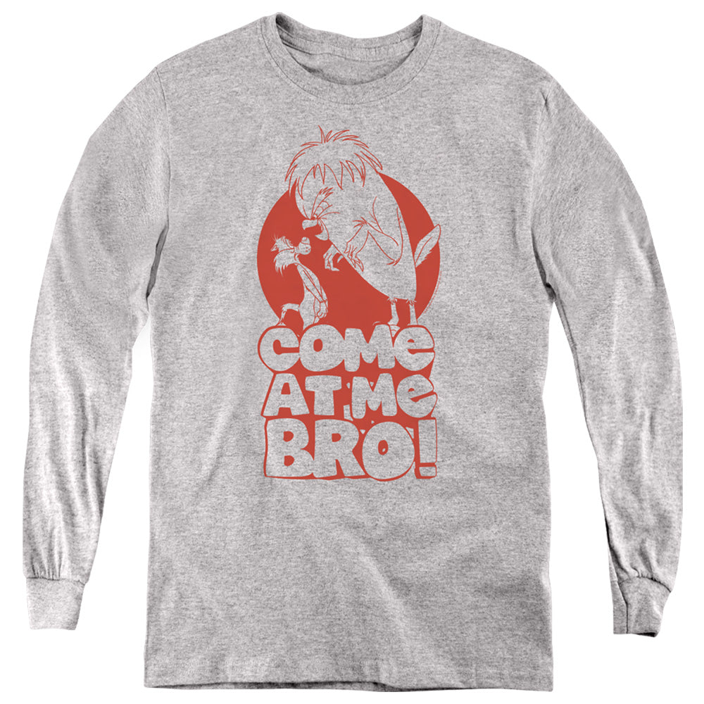 Looney Tunes/come At Me-youth Long Sleeve-athletic Heather