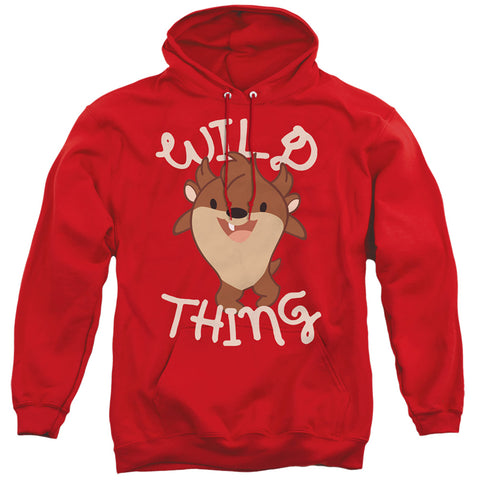 Looney Tunes/wild Thing Kid-adult Pull-over Hoodie-red