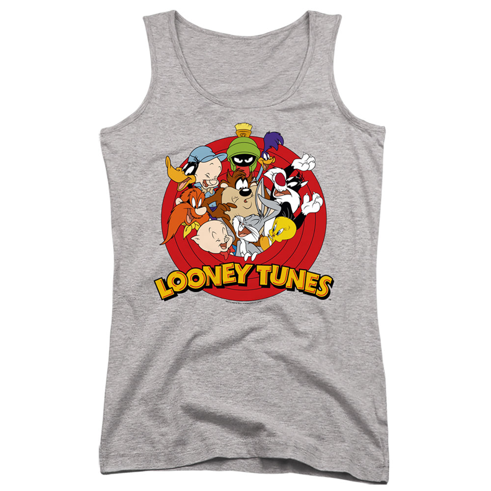 Looney Tunes/smaller Group-juniors Tank Top  -athletic Heather
