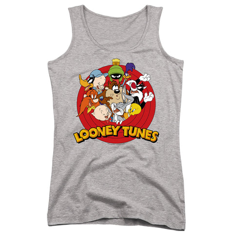 Looney Tunes/smaller Group-juniors Tank Top  -athletic Heather