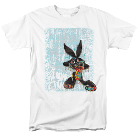 Looney Tunes/graffiti Rabbit-s/s Adult 18/1-white