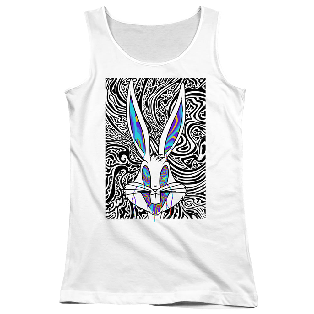 Looney Tunes/wild Bugs-juniors Tank Top  -white