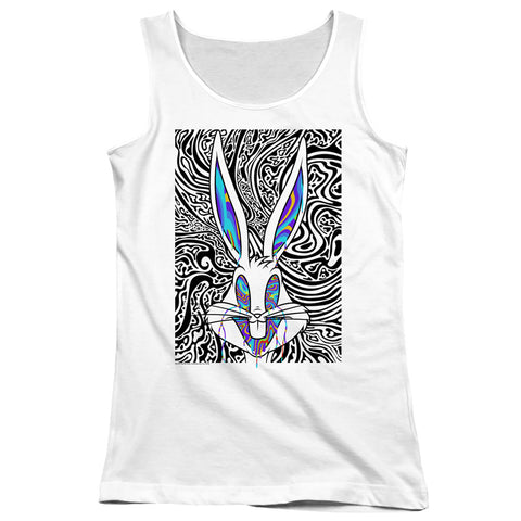 Looney Tunes/wild Bugs-juniors Tank Top  -white