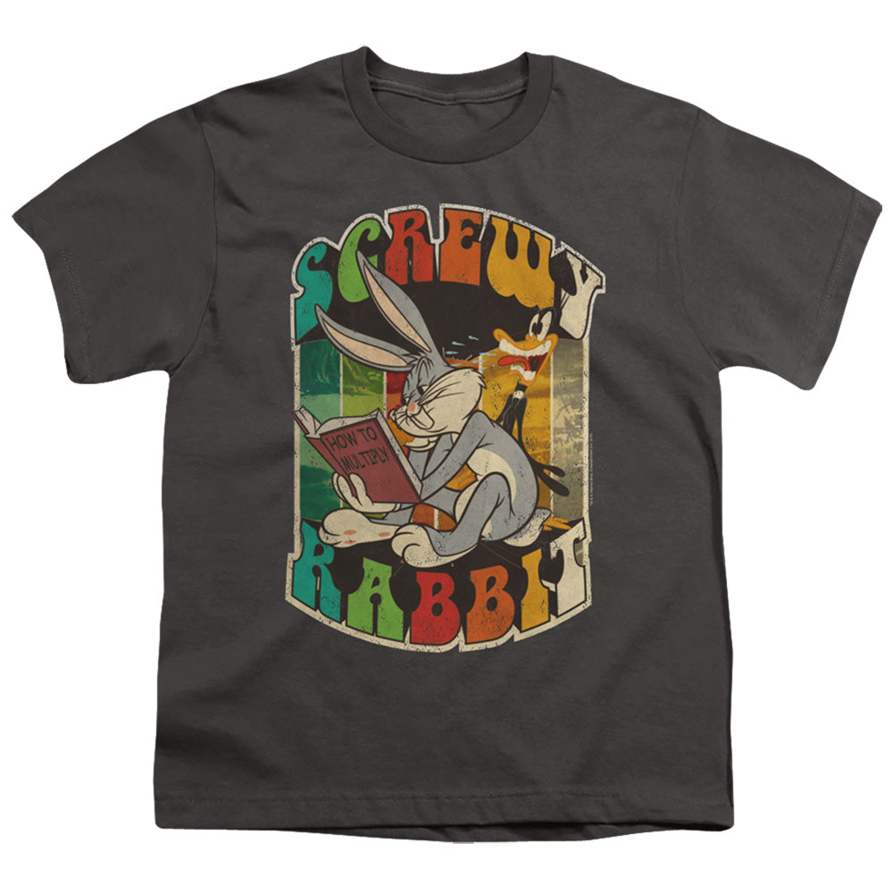 Looney Tunes/screwy Rabbit-s/s Youth 18/1-charcoal