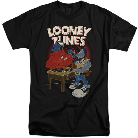 Looney Tunes/dj Looney Tunes-s/s Adult Tall 18/1-black