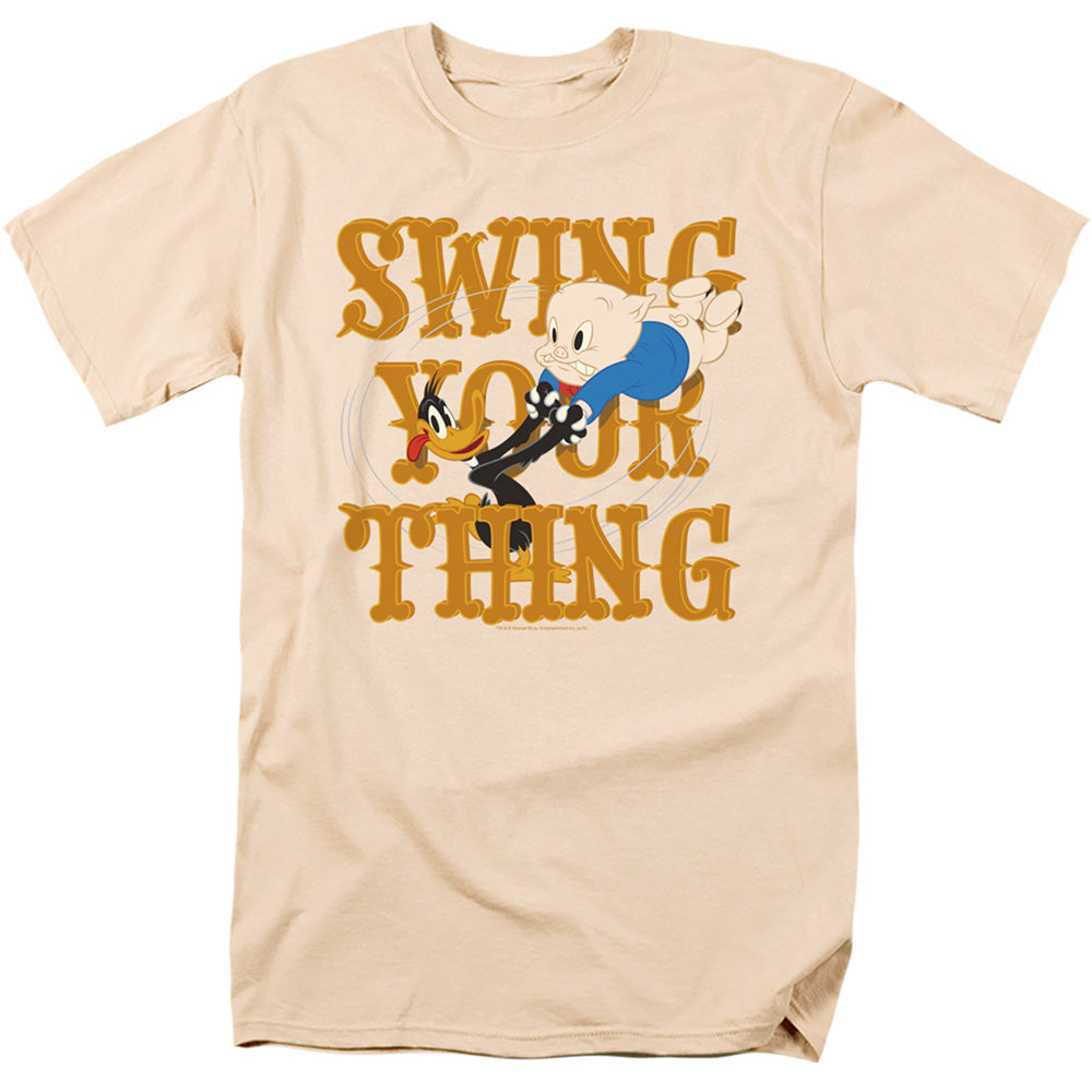 Looney Tunes/swing Your Thing-s/s Adult 18/1-cream