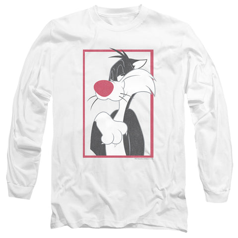 Looney Tunes/sylvester-l/s Adult 18/1-white