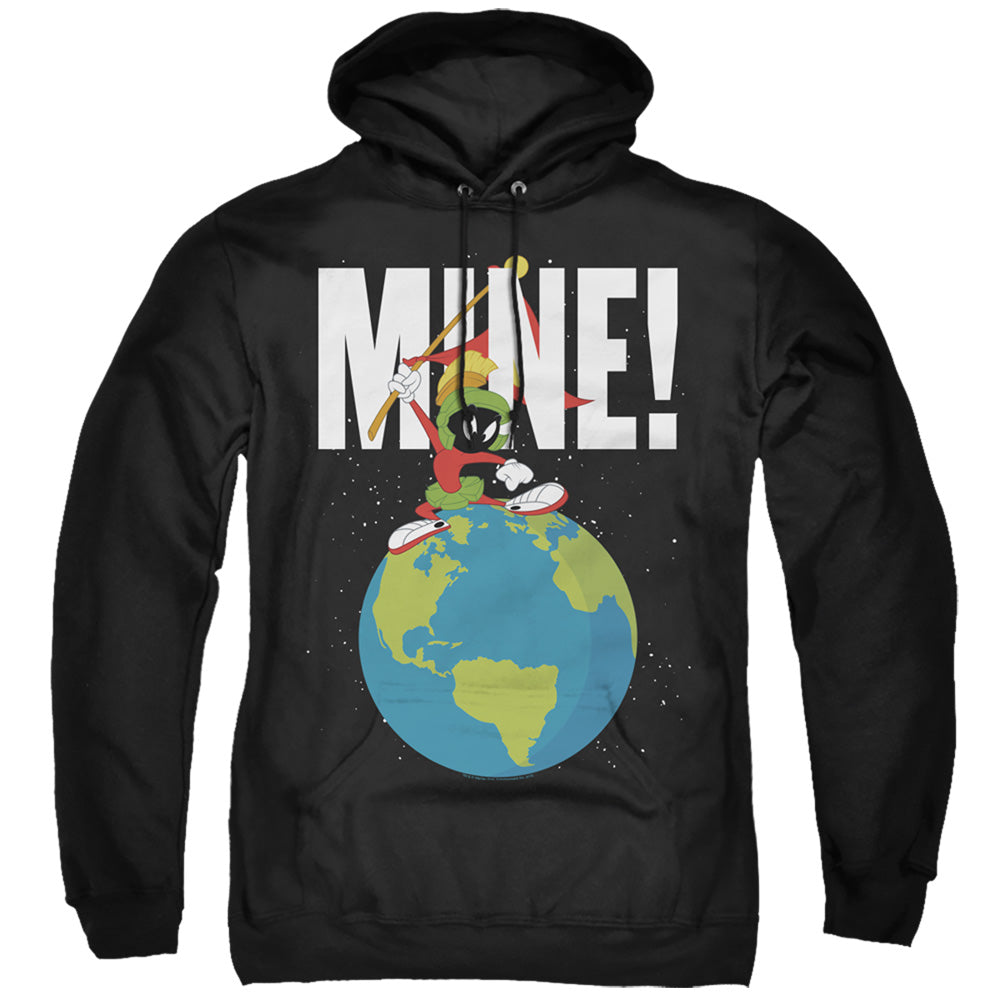 Looney Tunes/mine-adult Pull-over Hoodie-black