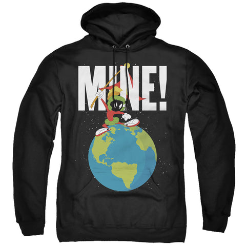 Looney Tunes/mine-adult Pull-over Hoodie-black