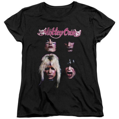 Motley Crue/the Crue-s/s Women's Tee-black-sm