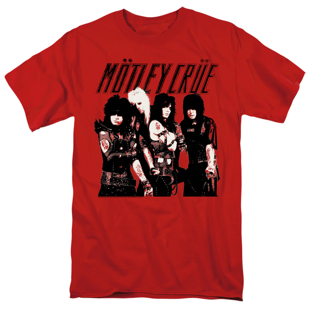 Motley Crue/group-s/s Adult 18/1-red