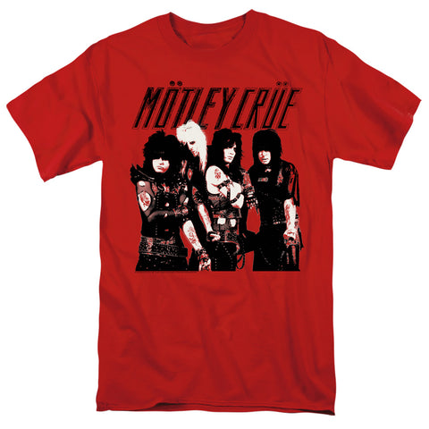Motley Crue/group-s/s Adult 18/1-red