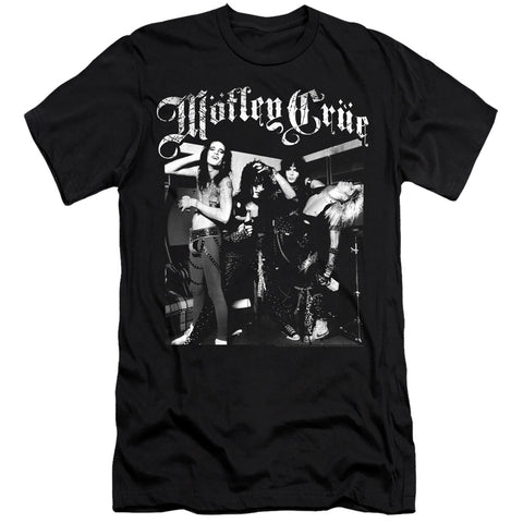 Motley Crue/band Photo-hbo S/s Adult 30/1-black