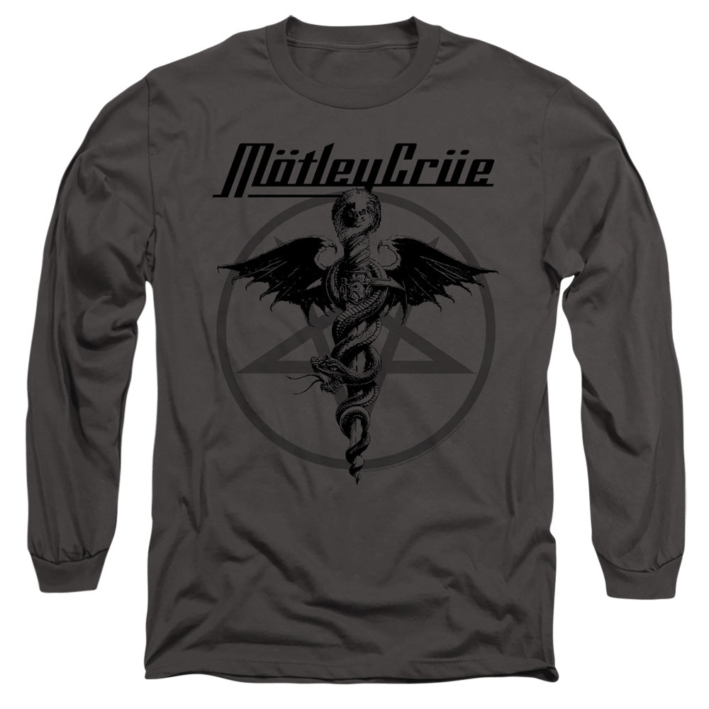 Motley Crue/dr Devil-l/s Adult 18/1-charcoal