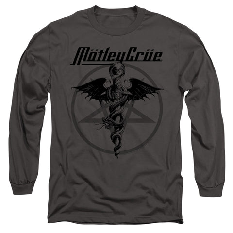 Motley Crue/dr Devil-l/s Adult 18/1-charcoal