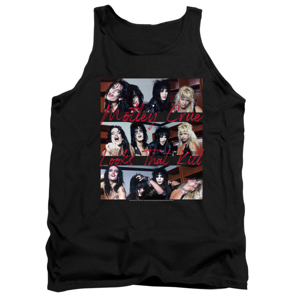 Motley Crue/looks That Kill-adult Tank-black-sm