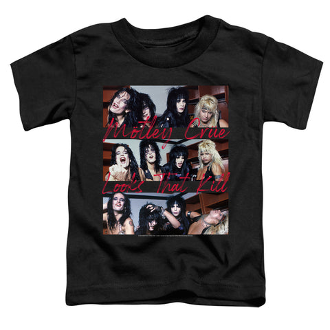 Motley Crue/looks That Kill-s/s Toddler Tee-black