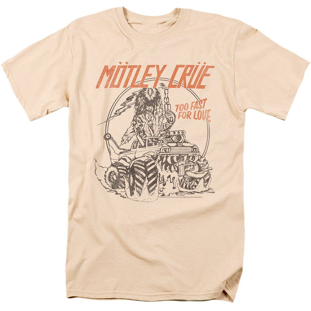 Motley Crue/too Fast For Love-s/s Adult 18/1-cream-sm